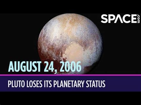 OTD in Space – Aug. 24: Pluto Loses its Planetary Status - YouTube