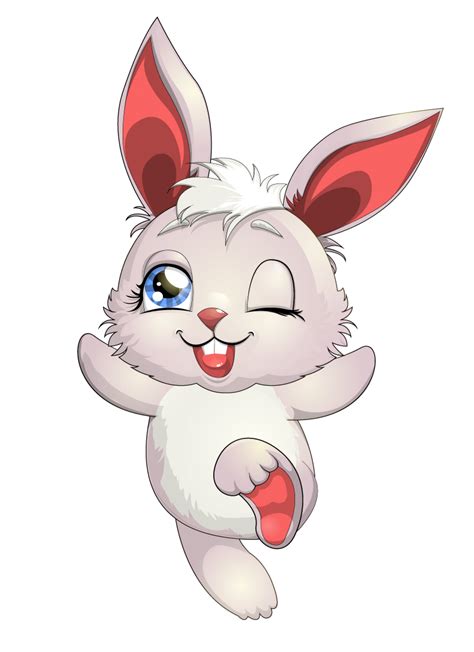 Cartoon Happy Rabbit Eps | Free Vector Graphic Download