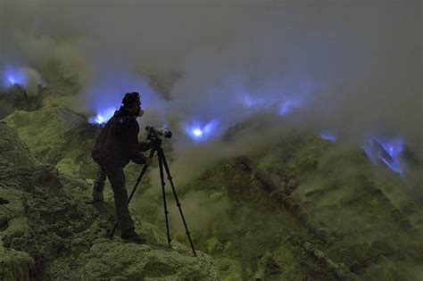 Volcano in Ethiopia is spewing out blue lava... sort of