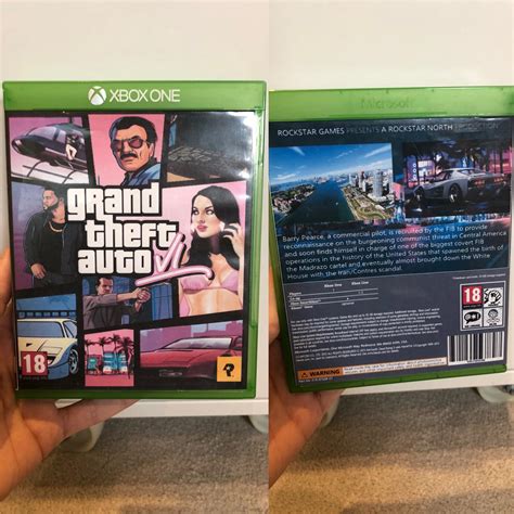 Made my GTA VI concept into a physical Xbox one case! (Even though GTA ...