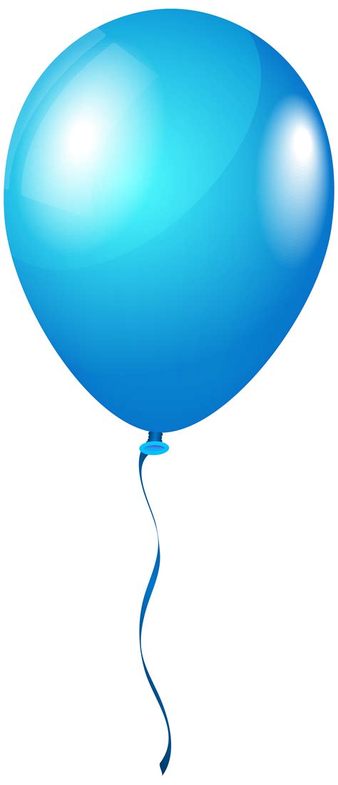 Balloon Blue Clip art - Blue Balloon Cliparts png download - 2716*6301 ...