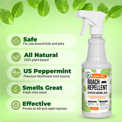 Roach Repellent Peppermint Spray - 16oz - Mighty Mint