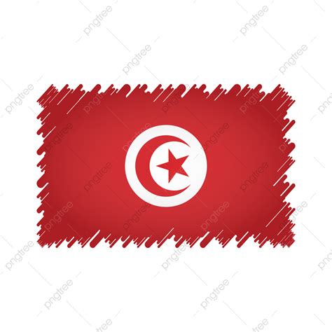 Tunisia Flag Vector Design Images, Tunisia Flag Png Vector Design ...