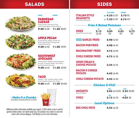 VIEW OUR MENU - Wendy's Guam®