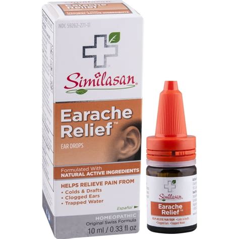 Similasan Earache Relief Ear Drops 0.33 oz - Walmart.com - Walmart.com