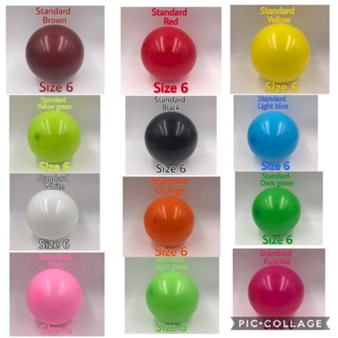 Balloon - Size 6 standard 25 pcs per pack | Shopee Philippines