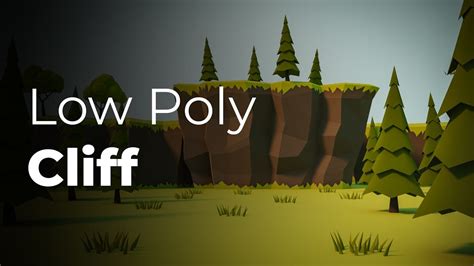 How to create a low poly cliff in Blender 2.8 - YouTube