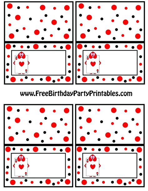 Free Printable Food Tent Cards Templates - Printable Word Searches