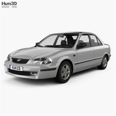 Mazda 323 (Familia) 1998 3D model - Vehicles on Hum3D