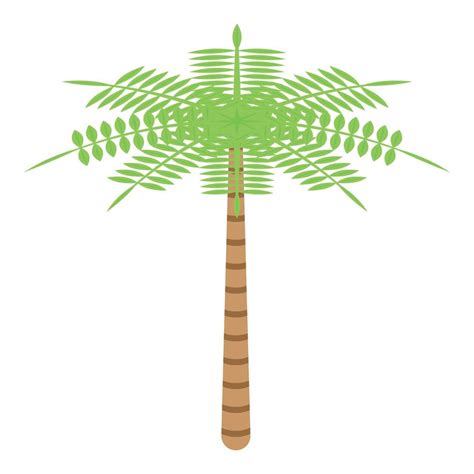 Desert palm icon, isometric style 15873057 Vector Art at Vecteezy