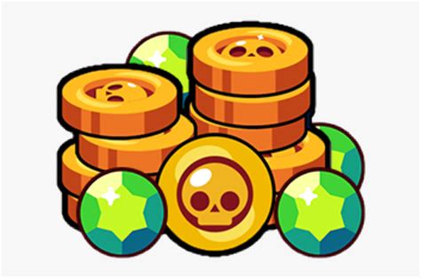 #brawlstars #coins #gem #game - Brawl Stars Coins And Gems, HD Png ...