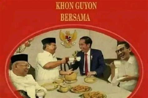 Prabowo-Sandi Jadi Menteri Jokowi, Memenya Bikin Ngakak