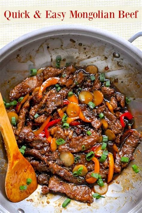 Mongolian Beef – a quick and easy recipe for a Chinese take-out ...