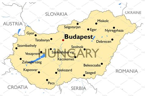 Map Of Hungary Today - Best Map of Middle Earth