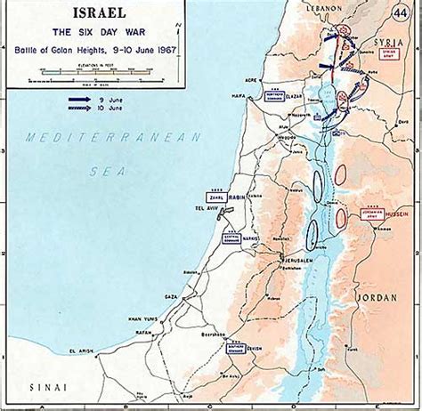 Six Day War - Maps