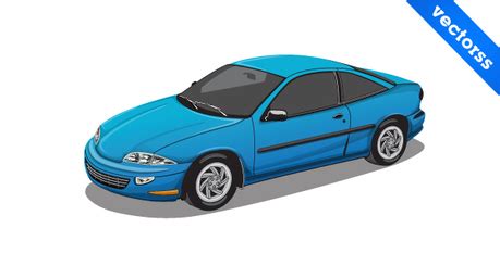 Blue Car, Free Free Vector Download | FreeImages