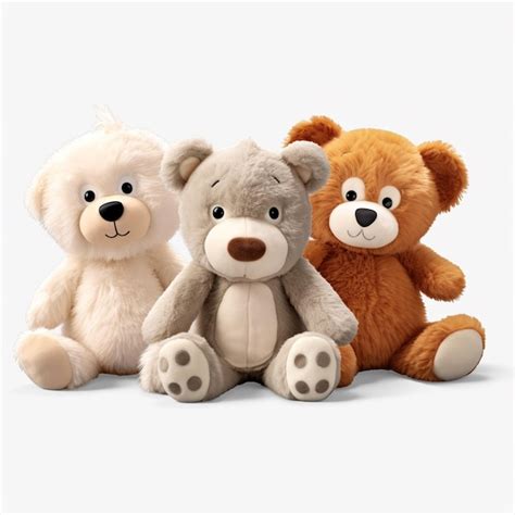 Premium AI Image | A group of teddy bears are sitting together on a ...