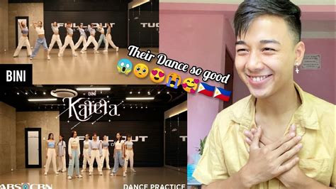 #BINI: 'Karera' Dance Practice | REACTION - YouTube