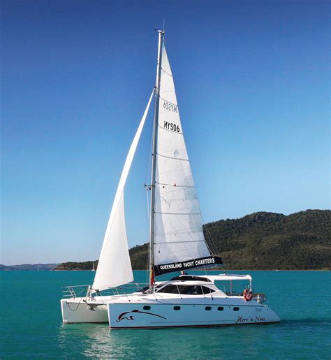 Charter the Montebello 12.5 Sailing Catamaran - Whitsunday Holidays