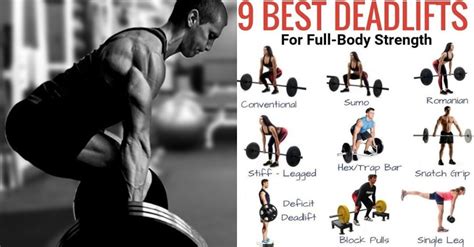 8 Deadlift Variations - Benefits And How To Perform Each - GymGuider.com