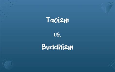 Taoism vs. Buddhism: Know the Difference