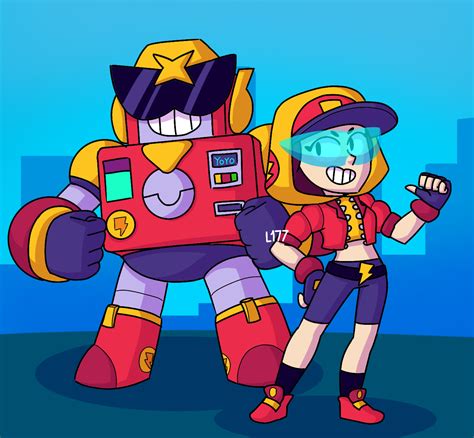 Surge and Max | Brawl Stars by Lazuli177 on DeviantArt