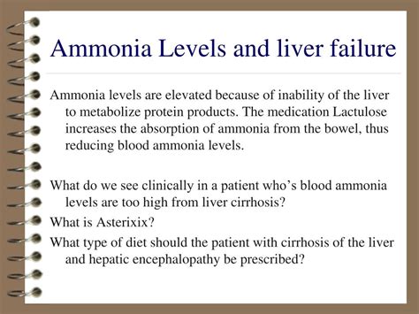 What Causes High Ammonia Levels In Body