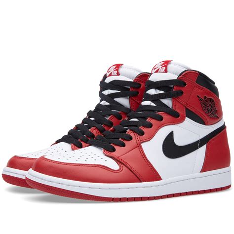 Nike Air Jordan 1 Retro High OG 'Varsity Red' White, Black & Varsity ...