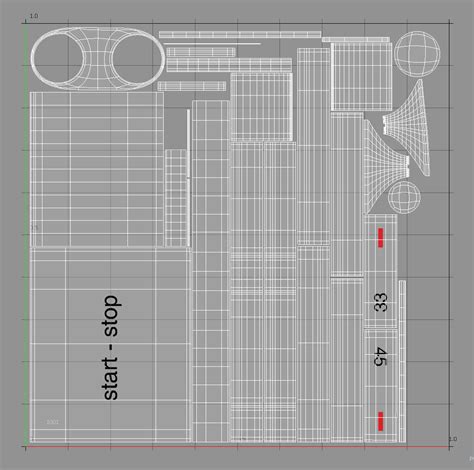 Technics turntable sl-1210 3D model - TurboSquid 1371646