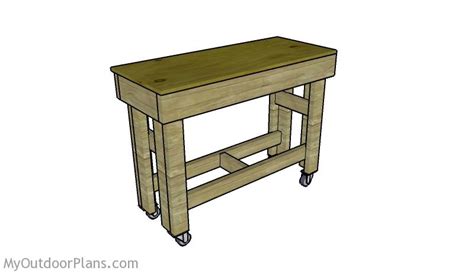 4x8 Workbench Plans | MyOuytdoorPlans