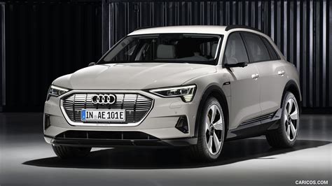 Audi e-tron | 2019MY Electric SUV (Color: Siam Beige) | Front Three-Quarter