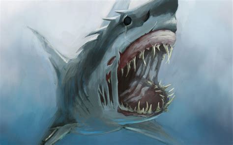 Megalodon Wallpapers - Top Free Megalodon Backgrounds - WallpaperAccess