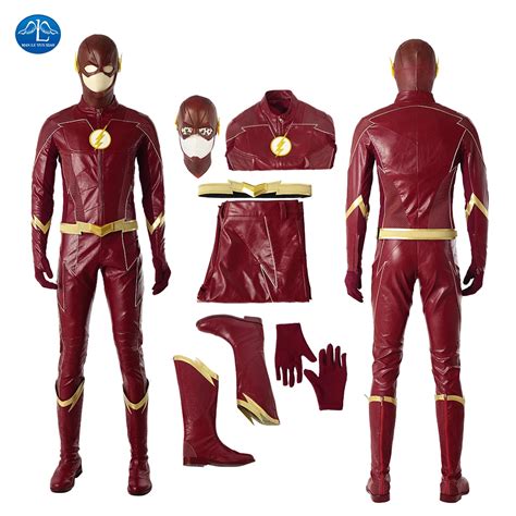 The Flash Season 4 Barry Allen Cosplay Costume Superhero The Flash ...