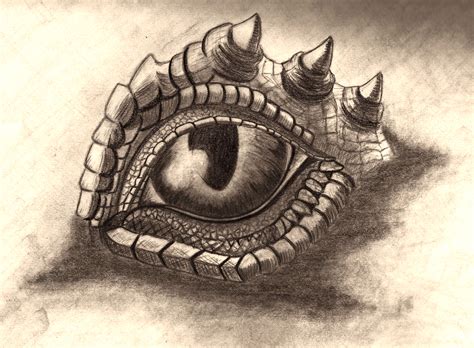 Dragon Eye Pencil Drawing at GetDrawings | Free download