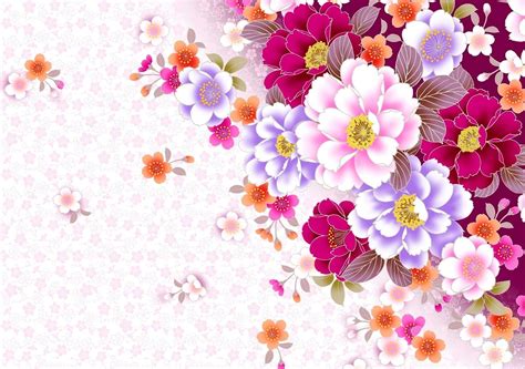 Abstract Floral Wallpaper for Your Notebook