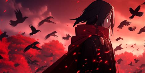 Itachi Uchiha Silhouette - Naruto HD Wallpaper by patrika