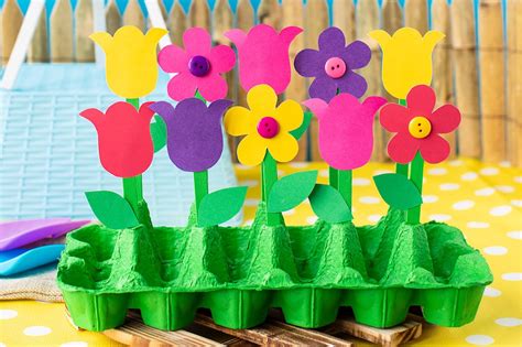 Egg Carton Garden Craft - The Best Ideas for Kids