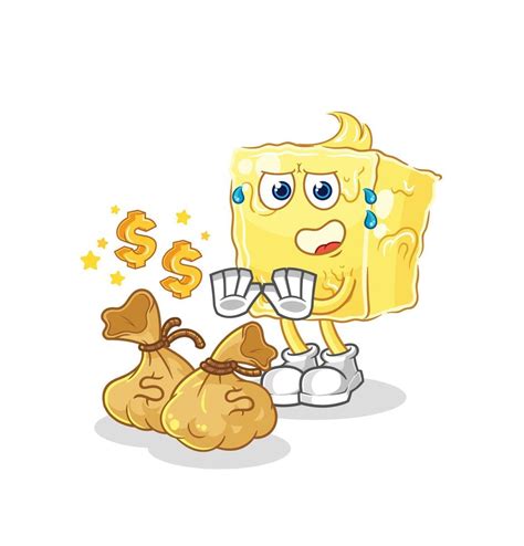 butter character cartoon vector 10747216 Vector Art at Vecteezy