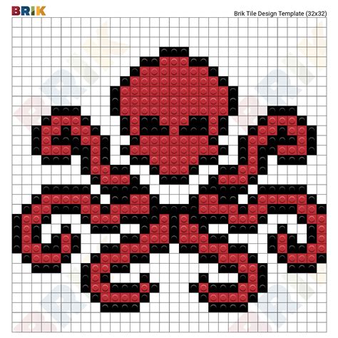 Octopus Pixel Art Minecraft - Goimages Board