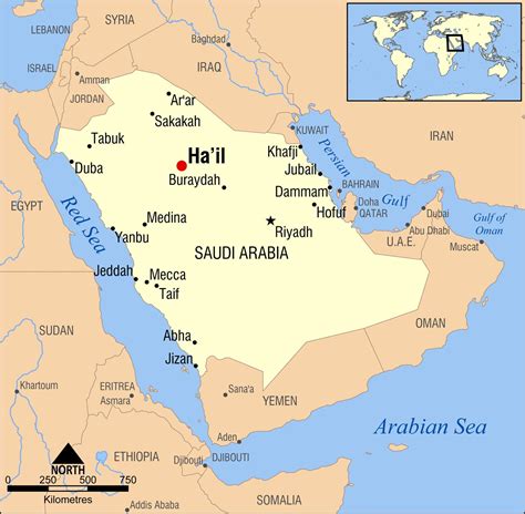 Hail Saudi Arabia map - Hail KSA map (Western Asia - Asia)