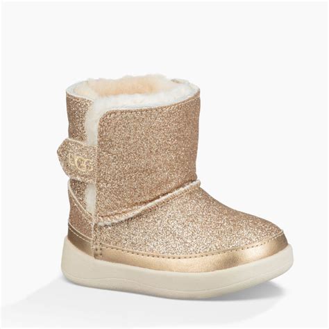 Ugg Toddler Keelan Glitter Boot Gold | Laurie's Shoes