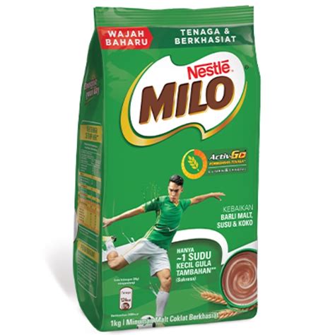 Jual Milo Malaysia 1 Kg & 1.1 Kg Minuman Malt Coklat Berkhasiat ...