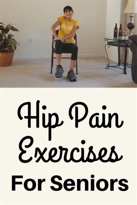 15 Minute Hip Pain Exercises for Seniors - Fitness With Cindy