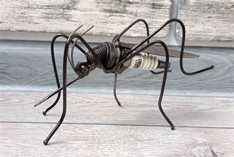 Metal Sculpture Mosquito. Mosquito Statuette. Mosquito Spark - Etsy