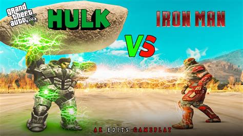 Hulk vs iron Man Gta 5 Mod Which Character Is Stronger in gta 5 part 3 ...