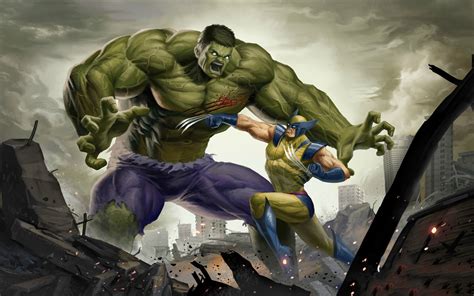 1440x900 Art Hulk Vs Wolverine 4k Wallpaper,1440x900 Resolution HD 4k ...