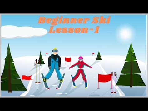 How to Ski - Beginner ski lesson -1 - YouTube