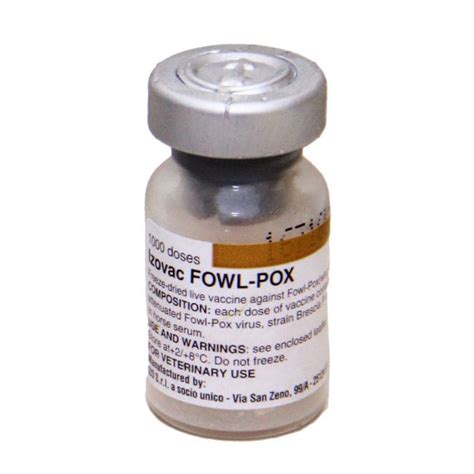 Fowl Pox Vaccine [with diluent] 1000 Doses – Afrimash.com – Nigeria