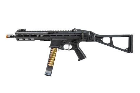 G&G PCC45 SMG AEG Airsoft Rifle ( Black )