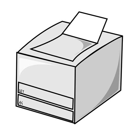 OnlineLabels Clip Art - Laser Printer